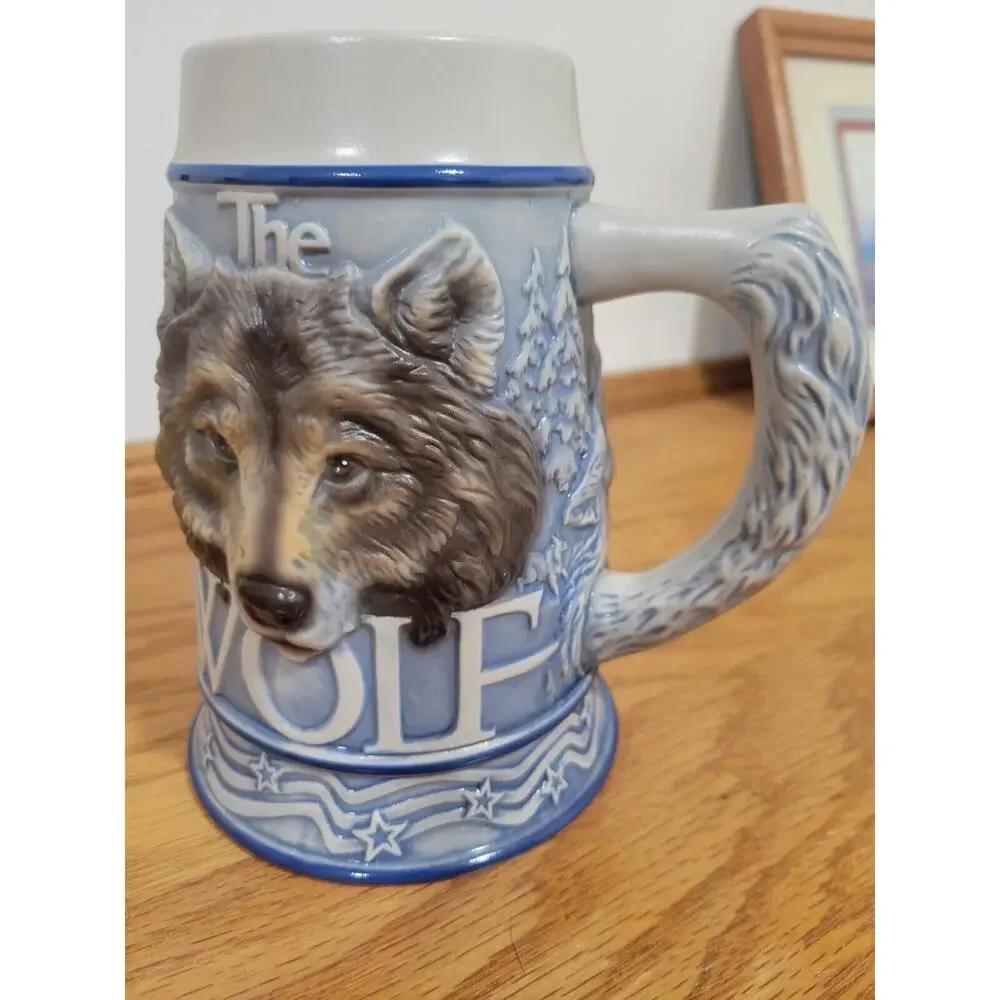 “The Gray Wolf” Stein American Animal Series Tom O'Brien 2000 3D